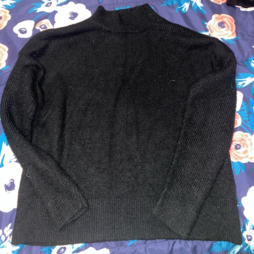 Black Turtleneck Sweater